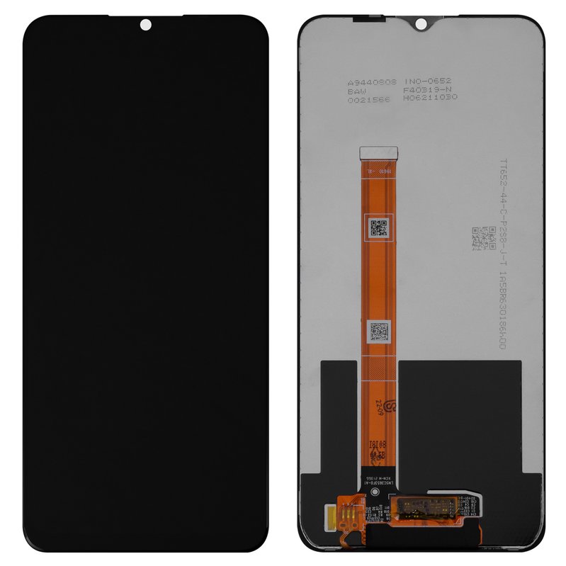 LCD Compatible With Realme C21Y C25Y Black Without Frame Original