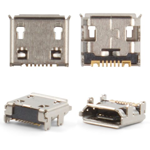 Коннектор зарядки для Samsung C3322, 7 pin, micro USB тип B