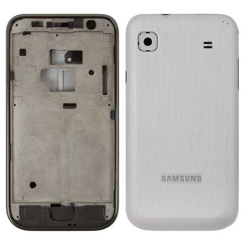 Корпус для Samsung I9003 Galaxy SL, сріблястий