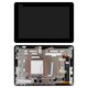 Дисплей для Asus MeMO Pad 10 ME102A, черный, с рамкой, #B101EAN01.1/MCF-101-0990-01-FPC-V3.0