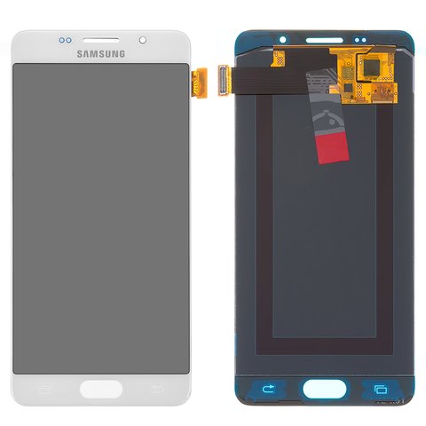 Дисплей для Samsung A510 Galaxy A5 2016 , білий, без рамки, High Copy, OLED 