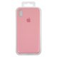 Чехол для iPhone XS Max, розовый, Original Soft Case, силикон, pink (12)