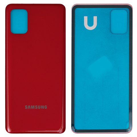 Задняя панель корпуса для Samsung A315 Galaxy A31, красная, prism crush red