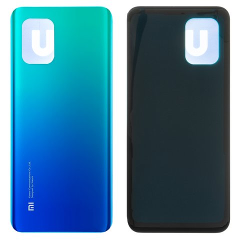 Задняя панель корпуса для Xiaomi Mi 10 Lite, Mi 10 Youth 5G, синяя, aurora Blue, M2002J9G