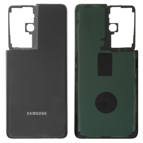 Задня панель корпуса для Samsung G998 Galaxy S21 Ultra 5G, чорна