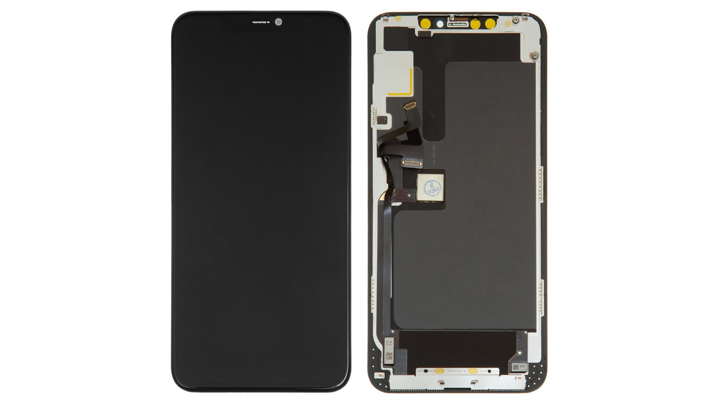 Дисплей для iPhone 11 Pro Max, чорний, з рамкою, High Copy, (OLED