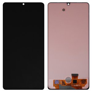 Дисплей для Samsung A426 Galaxy A42 5G, M426 Galaxy M42, чорний, без рамки, Оригінал переклеєне скло 