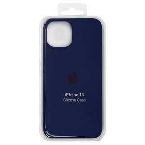 Чохол для iPhone 14, фіолетовий, Original Soft Case, силікон, elegant purple 39  full side