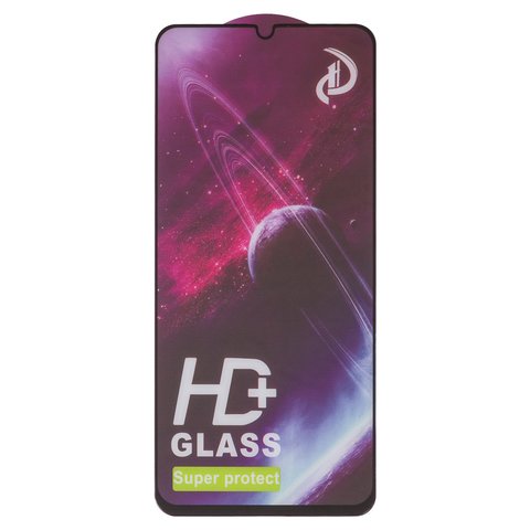 Защитное стекло All Spares для Realme Note 60, совместимо с чехлом, Full Glue, черный, cлой клея нанесен по всей поверхности