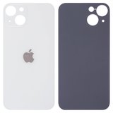 Задняя панель корпуса для iPhone 13, белая, не нужно снимать стекло камеры, Original (PRC), big hole