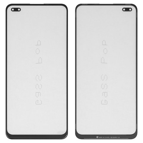 Скло корпуса G+OCA PRO для Oppo A93 4G, Reno4 5G, Reno4 Lite, з ОСА плівкою, чорне