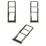 Держатель SIM-карты для Xiaomi Poco C85, Redmi 15C 4G, Redmi 15C 5G, черный, midnight black