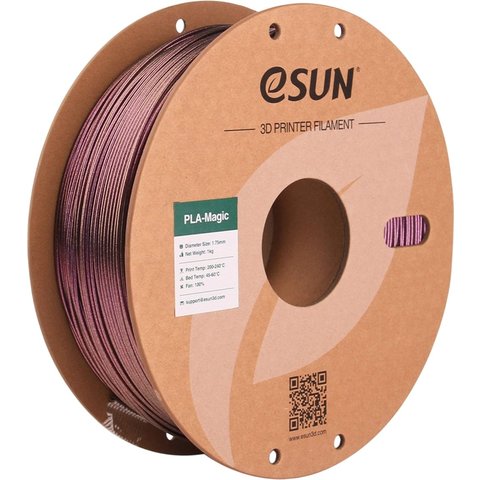 Филамент для 3D принтера eSUN PLA Magic Dark Twinkling Purple, 1 кг