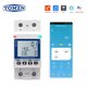 Умный счетчик TOMZN TOVA-63T, 1P+N, с WiFi, 220 В, 1-63А, с подсветкой