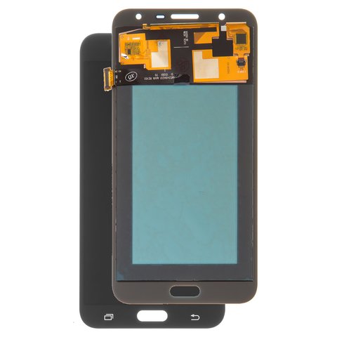 Pantalla LCD puede usarse con Samsung J701 Galaxy J7 Neo, negro, con ajuste de brillo, Best copy, sin marco, Copy, TFT 