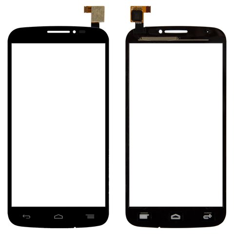 Touchscreen compatible with Alcatel One Touch 7040 POP C7, One Touch 7041D POP C7, One Touch 7042, black 