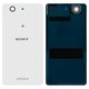 Housing Back Cover compatible with Sony D5803 Xperia Z3 Compact Mini, D5833 Xperia Z3 Compact Mini, (white)