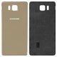 Battery Back Cover compatible with Samsung G850F Galaxy Alpha, (golden)