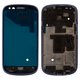 LCD Binding Frame compatible with Samsung I8190 Galaxy S3 mini, (dark blue)