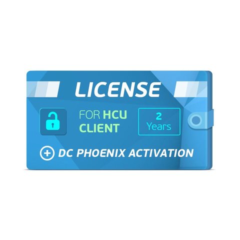 Activación de licencia de 2 años para HCU Client + Activación DC Phoenix
