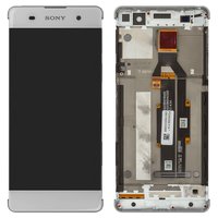 Lcd Compatible With Sony F3111 Xperia Xa F3112 Xperia Xa Dual F3113 Xperia Xa F3115 Xperia Xa F3116 Xperia Xa Dual White With Touchscreen With Frame Original Prc All Spares