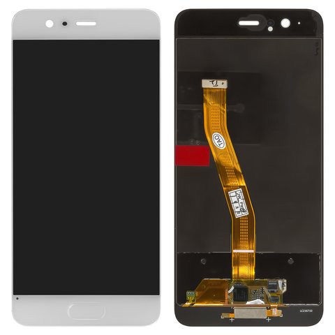 Pantalla LCD puede usarse con Huawei P10, blanco, sin marco, VTR L29 VTR L09