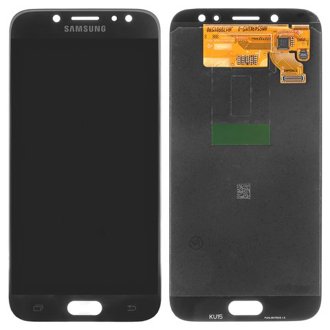 Pantalla LCD puede usarse con Samsung J730 Galaxy J7 2017 , negro, sin marco, Original PRC , original glass