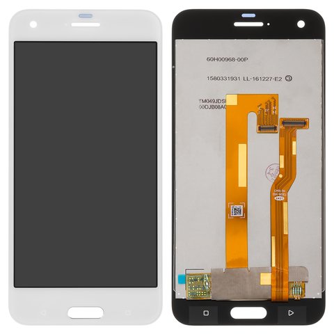 LCD compatible with HTC One A9s, white, without frame, Original PRC  