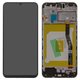 LCD compatible with Samsung M205 Galaxy M20, (black, with frame, Original, service pack, original glass) #GH82-18682A