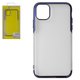 Case Baseus compatible with Apple iPhone 11, (dark blue, transparent, silicone) #ARAPIPH61S-MD03