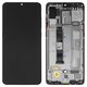 LCD compatible with Xiaomi Mi 9, (black, with frame, original (change glass) , M1902F1G)