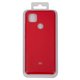 Case compatible with Xiaomi Redmi 9C, (red, Original Soft Case, silicone, red (14), M2006C3MG, M2006C3MT)