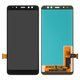 LCD compatible with Samsung A530 Galaxy A8 (2018), (black, Best copy, without frame, Copy, (TFT))