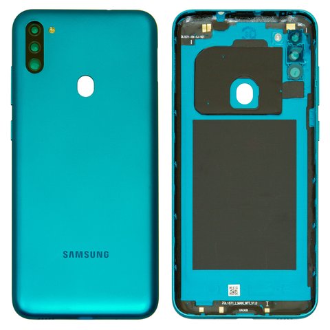 Housing Back Cover compatible with Samsung M115 Galaxy M11, dark blue 