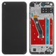 LCD compatible with Huawei P40 Lite E, Y7p, (black, with frame, High Copy, ART-L28/ART-L29/ART-L29N)