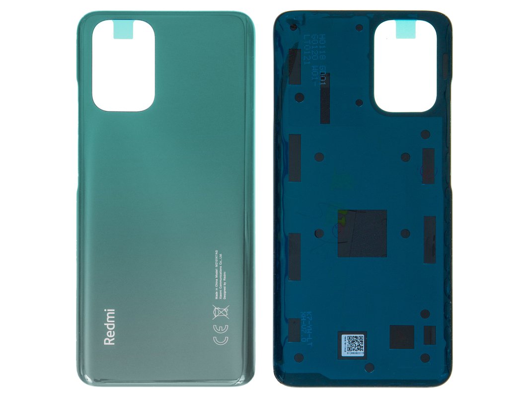 Задняя панель корпуса для Xiaomi Redmi Note 10, зеленая, M2101K7AI, aqua  green (Lake Green) - All Spares