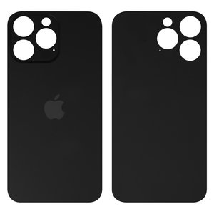 Panel trasero de carcasa puede usarse con iPhone 14 Pro, negra, es necesario desmontar la cámara, small hole