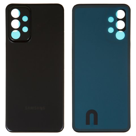Housing Back Cover compatible with Samsung A235 Galaxy A23, black 