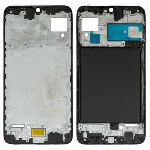 Marco de pantalla puede usarse con Samsung A105 Galaxy A10, M105 Galaxy M10, high copy, negra