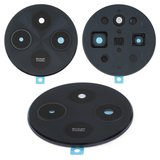 Vidrio de cámara puede usarse con Xiaomi Redmi 14C 4G, Redmi A4, negro, con marcos, midnight black