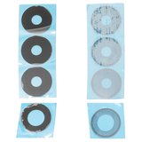 Camera Lens compatible with Xiaomi Poco F6 Pro, (black, without frame, set 4 pcs.)