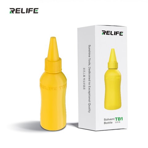 Liquid Dispenser Bottle RELIFE TB1, 50 ml, yellow 