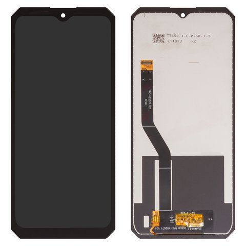 Pantalla LCD puede usarse con Oukitel WP28S, negro, sin marco, High Copy, F653327VA FPC Y92071 V01
