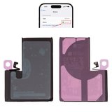 Batería puede usarse con iPhone 14 Pro Max, Li-ion, 3.86 V, 4850 mAh, mayor capacidad, sin mensaje de error, (A2830), genuine IC