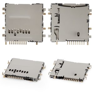 Memory Card Connector compatible with P5200 Galaxy Tab3, T530 Galaxy Tab 4 10.1 #3709 001811