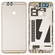 Housing Back Cover compatible with Huawei Honor 7X, (golden, BND-L21 dual SIM)