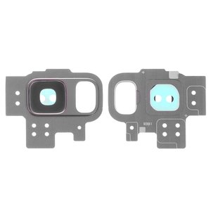 Camera Lens compatible with Samsung G960 Galaxy S9, gray, with frames, titanium gray 