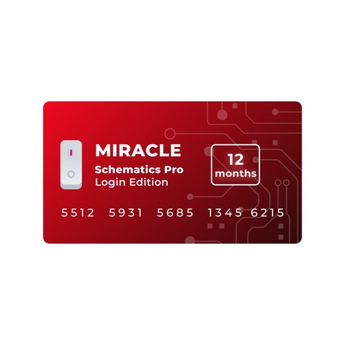 Miracle Schematics Pro Login Edition (12 Months)