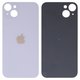 Housing Back Cover compatible with iPhone 14 Plus, (purple, no need to remove the camera glass, Purple, big hole)