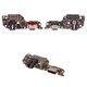 Flat Cable compatible with Vivo Y21, Y32 2021, (charge connector, with microphone, with components, High Copy, charging board)